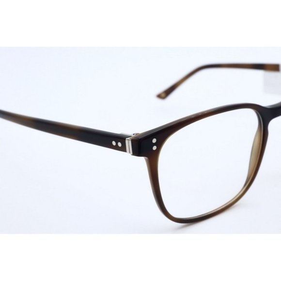 New Pro-Design Denmark 4789 5522 Havana Square Eyeglasses Clear Lenses 52mm - Picture 3 of 7